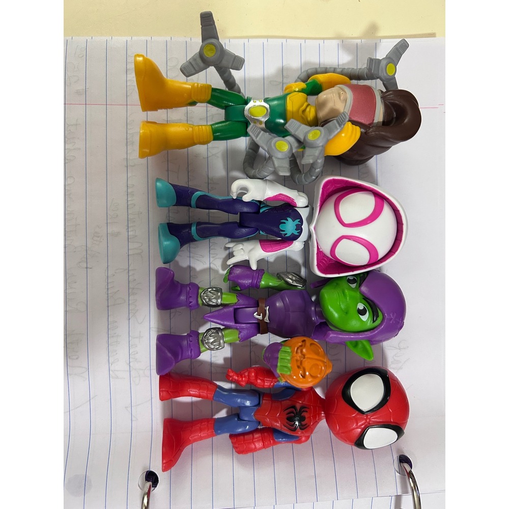Marvel SpiderMan Gwen Green Goblin Doctor Octopus Action‎ Figures Lot Kids